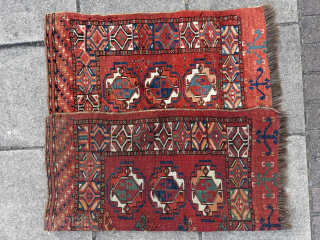ca.1880 Turkmen Ersari Chuval , Size:85x125 cm                          