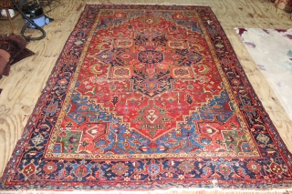 Wonderful Heriz Rug,great Natural colours,,size:360x235 cm                           