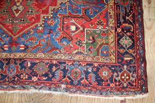 Wonderful Heriz Rug,great Natural colours,,size:360x235 cm                           