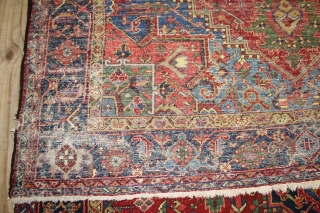 Wonderful Heriz Rug,great Natural colours,,size:360x235 cm                           