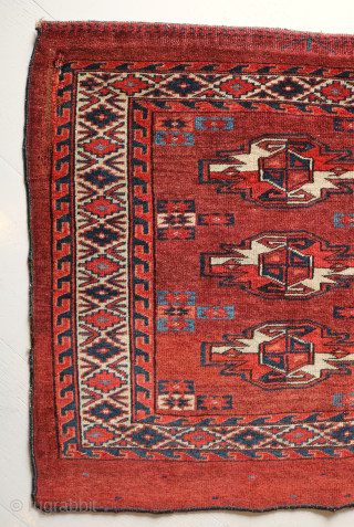 Turkoman Yomut Chuval 
Excellent condition.
129 x 65 cm                         