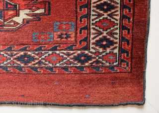 Turkoman Yomut Chuval 
Excellent condition.
129 x 65 cm                         