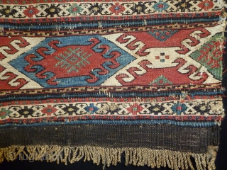 ca.1870 Shahsevan soumak Mafrash,wondeful colourful,.size:60x60 cm                           
