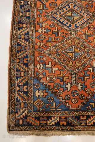Heriz rug 
Circa 1900

Excellent condition, 
minimum wear on some of the borders.

183 x 95 cm
6 x 3,10 feet



               