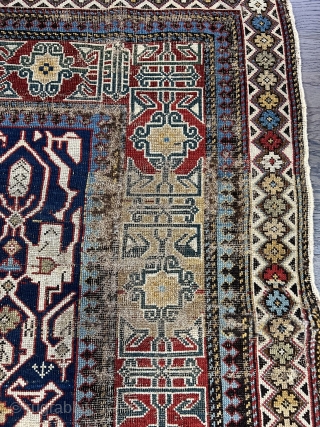 Caucasian Konaghan Shirwan rug 
170x116  cm           5.5x3.8 ft              