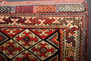 ca.1900 wonderfull Kashqai bagface,,wonderful Natural colours,,size:34x39 cm 1.2x1.4 ft                        