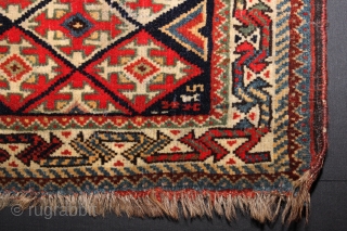 ca.1900 wonderfull Kashqai bagface,,wonderful Natural colours,,size:34x39 cm 1.2x1.4 ft                        