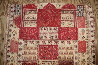 A WONDERFUL GREECE TEXTILE MADE BY PICES FROM ca.1850 - 1900 ,,
size:210x138 cm  6.11x4.7 ft                 