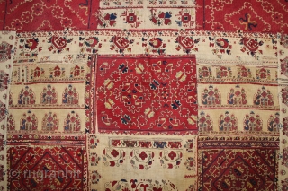 A WONDERFUL GREECE TEXTILE MADE BY PICES FROM ca.1850 - 1900 ,,
size:210x138 cm  6.11x4.7 ft                 