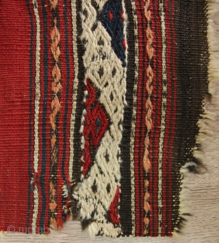 19. century Bergama Cicim Rug. Size: (178cm x 110cm).                        