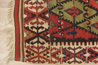 Sivrihisar kilim, Anatolia, 19th century, 113x200cm                           