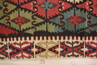 Sivrihisar kilim, Anatolia, 19th century, 113x200cm                           