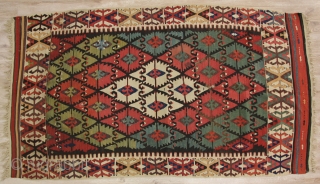 Sivrihisar kilim, Anatolia, 19th century, 113x200cm                           