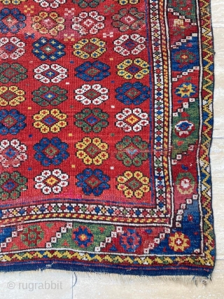 Middle of the 19th Century Anatolian Bergama Rug. Generally in good condition with few old restoration can see easily from pictures. size: 125x125 cm         