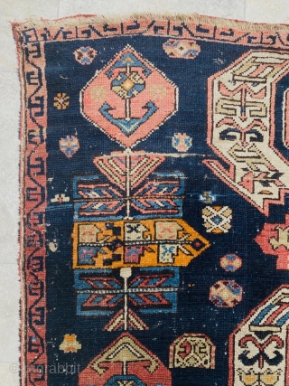 Caucasian Rug Circa 1890 Size: 138x308 cm                          