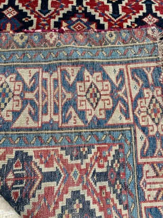 Mid-19th Century Shirvan Kuba Rug Size: 105x125 cm                         