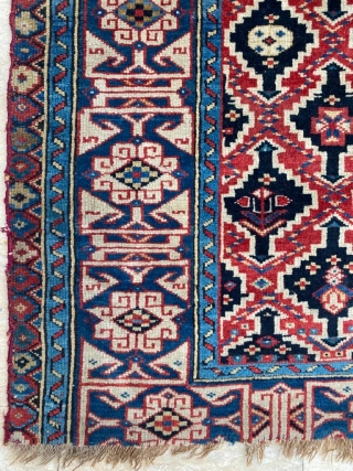 Mid-19th Century Shirvan Kuba Rug Size: 105x125 cm                         