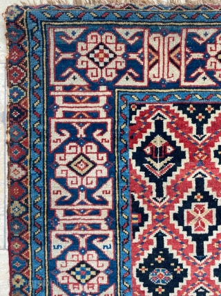 Mid-19th Century Shirvan Kuba Rug Size: 105x125 cm                         