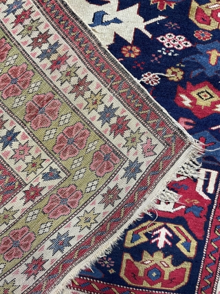 Antique bidjov rug circa 1900 size 170 x 119 cm                       