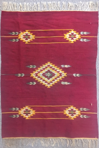 Syrian Aleppo Textile with metal details 63 x 49 cm                       