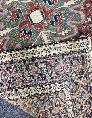 Antique Karadja rug circa 1900 or earlier all colors natural dyes. Size 190 x 145 cm. Please contact via halilaalan@gmail.com or Instagram : halilalanrugs         