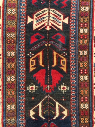 Full pile Kuba Shirvan have some abrage on ground circa 1870 size : 265 x 101 cm                