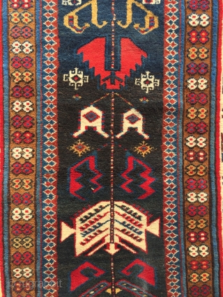 Full pile Kuba Shirvan have some abrage on ground circa 1870 size : 265 x 101 cm                