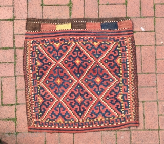 Northwest Persian Kilim bagface 85 x 85 cm                         