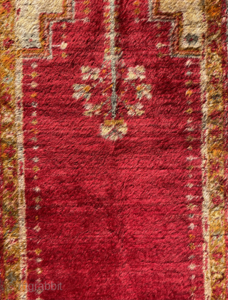 Circa 1930 Angora ushak prayer, unused condition. Size : 183 x 107 cm. Please contact directly via WhatsApp or email : +905343303848 // halilaalan@gmail.com         