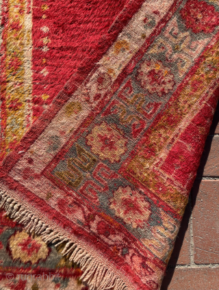 Circa 1930 Angora ushak prayer, unused condition. Size : 183 x 107 cm. Please contact directly via WhatsApp or email : +905343303848 // halilaalan@gmail.com         