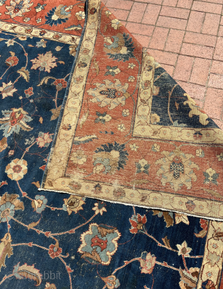 Antique Tabriz Carpet size : 525 x 340 cm / 11’1. Please contact via WhatsApp or directly e-mail 
// halilaalan@gmail.com / +90 534 330 38 48       
