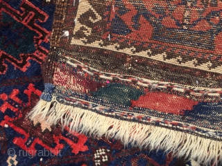 Baluch Rug with silk details 180 x 125 cm                        