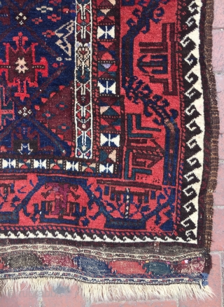 Baluch Rug with silk details 180 x 125 cm                        