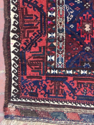 Baluch Rug with silk details 180 x 125 cm                        