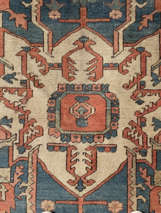 Village made Serapi Carpet, 3rd quarter of 19th century
Size : 420 x 290 cm
Contact for more details                