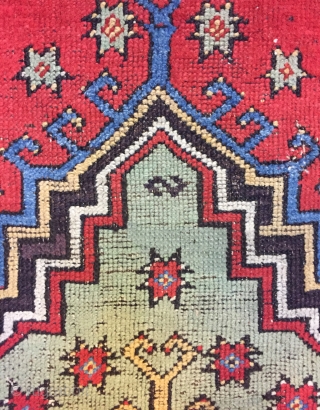Mid 19th century, Central Anatolian Prayer Rug probably Aksaray size : 135 x 101 cm                  