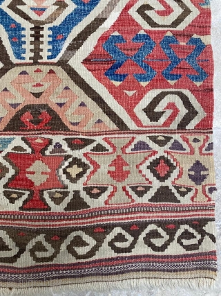 Central Anatolia Kilim Circa 1880 Size: 75x280 cm                         