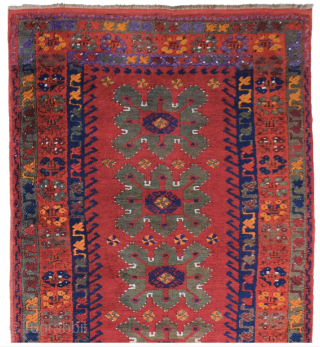 Late of the 19th century Anatolian Konya Runner. Have a good condition. size 116x430 cm. Please send me directly mail.
halilaydinrugs@gmail.com             