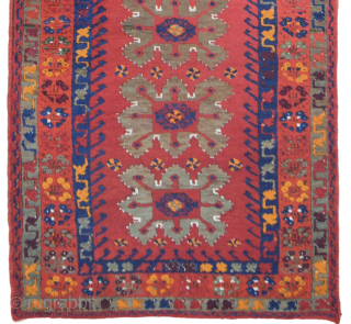Late of the 19th century Anatolian Konya Runner. Have a good condition. size 116x430 cm. Please send me directly mail.
halilaydinrugs@gmail.com             