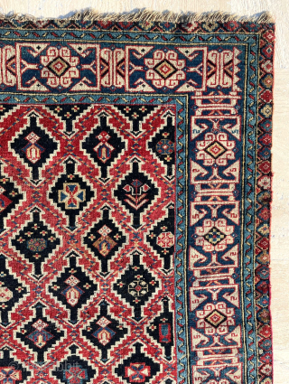 Kuba Shirvan Rug, Circa 1860s, size 105 x 125 cm. Please send me directly mail.
halilaydinrugs@gmail.com
                  
