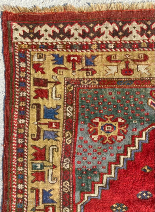 Mihalich Prayer Rug Circa 1800 Size: 100x140 cm
Please contact directly. Halilaydinrugs@gmail.com                      