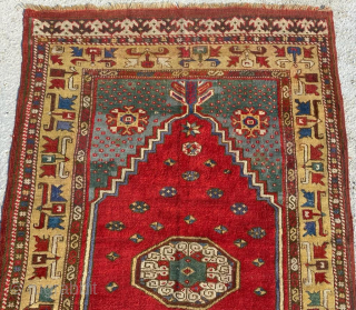 Mihalich Prayer Rug Circa 1800 Size: 100x140 cm
Please contact directly. Halilaydinrugs@gmail.com                      