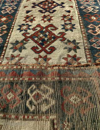 Bordjalou Rug Circa 1860 Size: 80x150 cm
Please contact directly. Halilaydinrugs@gmail.com                       
