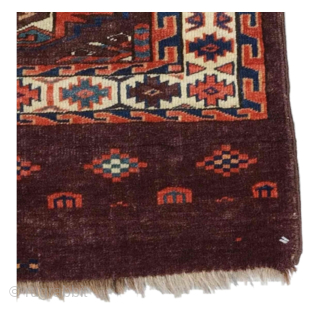 Middle of the 19th Century Yomud Chuval. in good condition. Please send me directly mail.
halilaydinrugs@gmail.com                  
