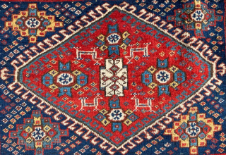 Khamseh Bagface Circa 1870 Size: 52x65 cm Please contact directly. Halilaydinrugs@gmail.com                      