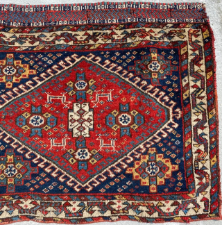 Khamseh Bagface Circa 1870 Size: 52x65 cm Please contact directly. Halilaydinrugs@gmail.com                      