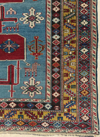 Dated Shirvan Karagashli Rug ( 1328/1910 )
Size: 95×140 cm
Please send me direct mail.

halilaydinrugs@gmail.com                    