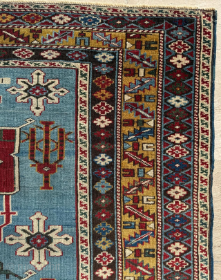 Dated Shirvan Karagashli Rug ( 1328/1910 )
Size: 95×140 cm
Please send me direct mail.

halilaydinrugs@gmail.com                    