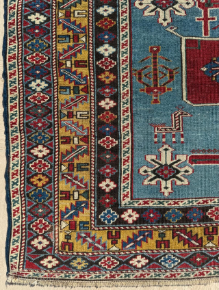 Dated Shirvan Karagashli Rug ( 1328/1910 )
Size: 95×140 cm
Please send me direct mail.

halilaydinrugs@gmail.com                    