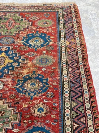 Mid-19th Century Caucasian Sumak Size: 150x194 cm                          